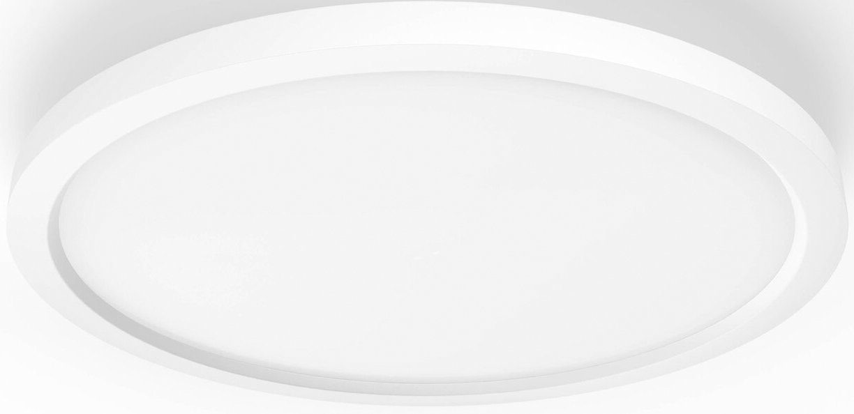 Philips Hue LED Deckenleuchte Aurelle, Dimmfunktion, LED fest integriert, Warmweiß, 39,5x39,5x4,7