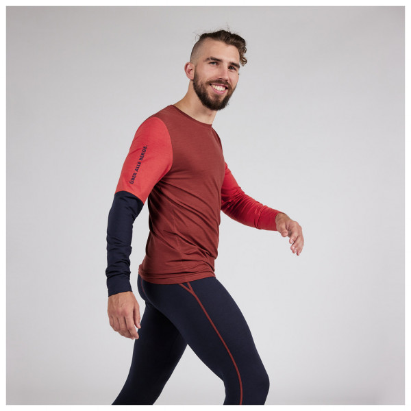 Ein schöner Fleck Erde - Merino L/S Bergfex - Longsleeve