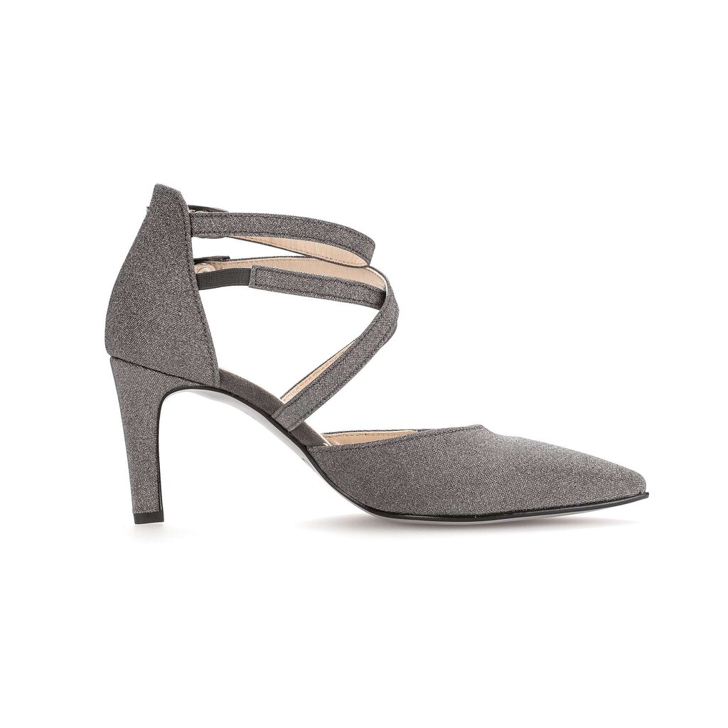 Gabor fashion Spangenpumps grau
