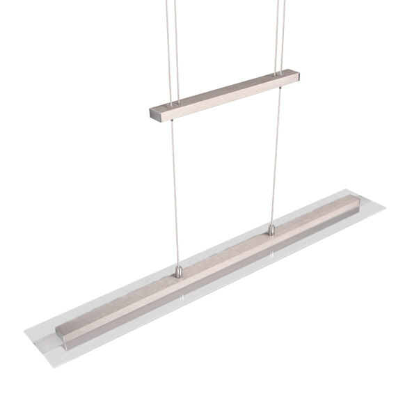 LED-Pendelleuchte Milos, nickel-matt