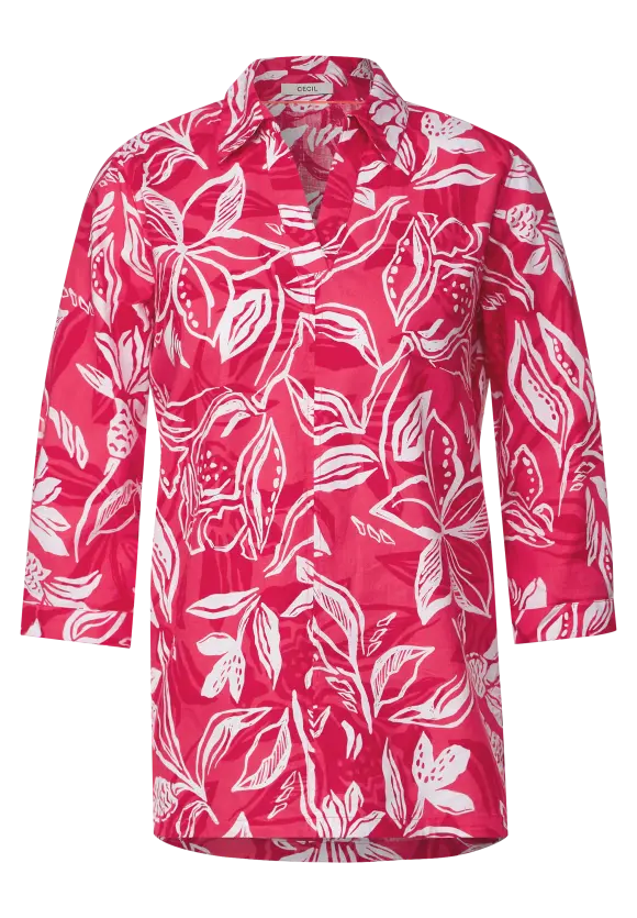 CECIL Leinenmix Longbluse