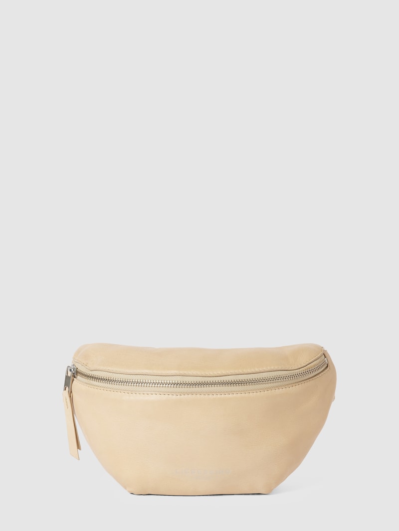 Crossbody Bag aus Leder Modell 'Tavia' in sand
