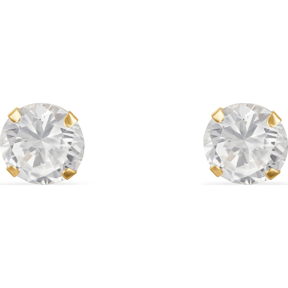 FAVS Boucles d'oreilles à fermoir à poussette 375 Or jaune Boucles d'oreilles