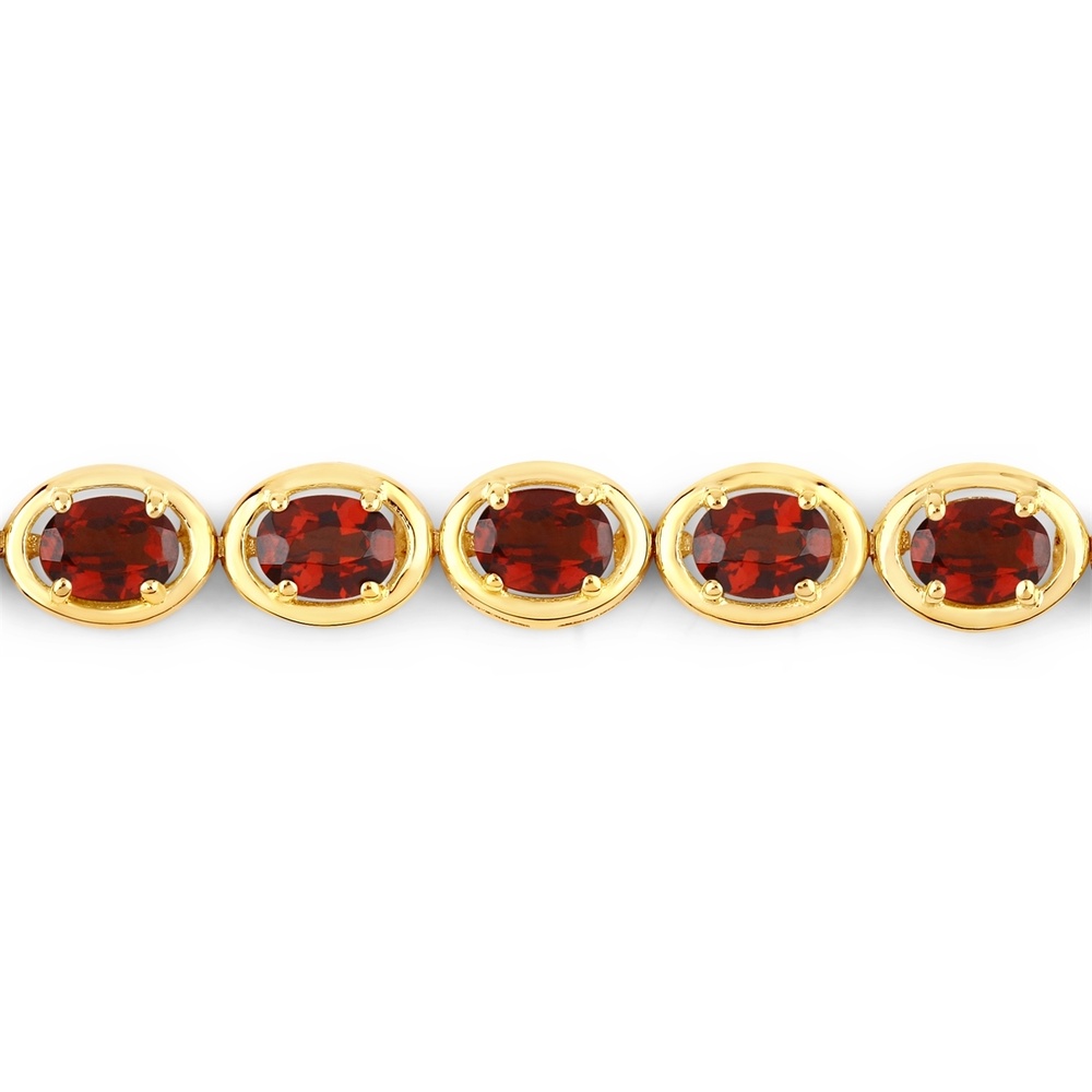 Rafaela Donata Bracelet Argent sterling Grenat en Or jaune Bracelet