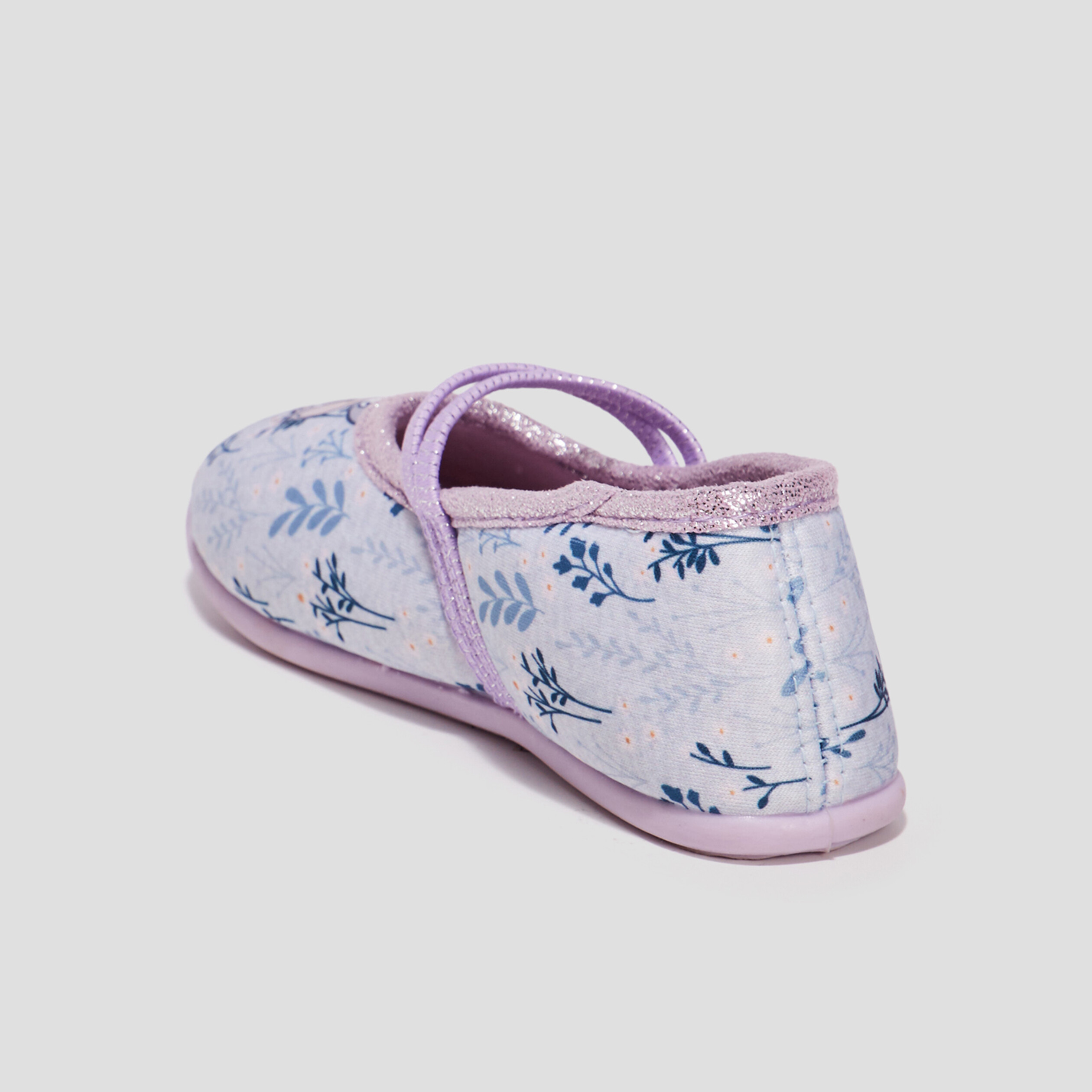 Chaussons ballerines Bambi mauve fille | La Halle