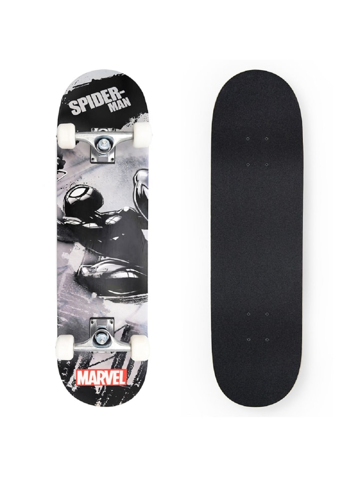 Spiderman Skateboard Perfekt für Gehwege & Parks 79x20x12 cm in Schwarz günstig kaufen 79