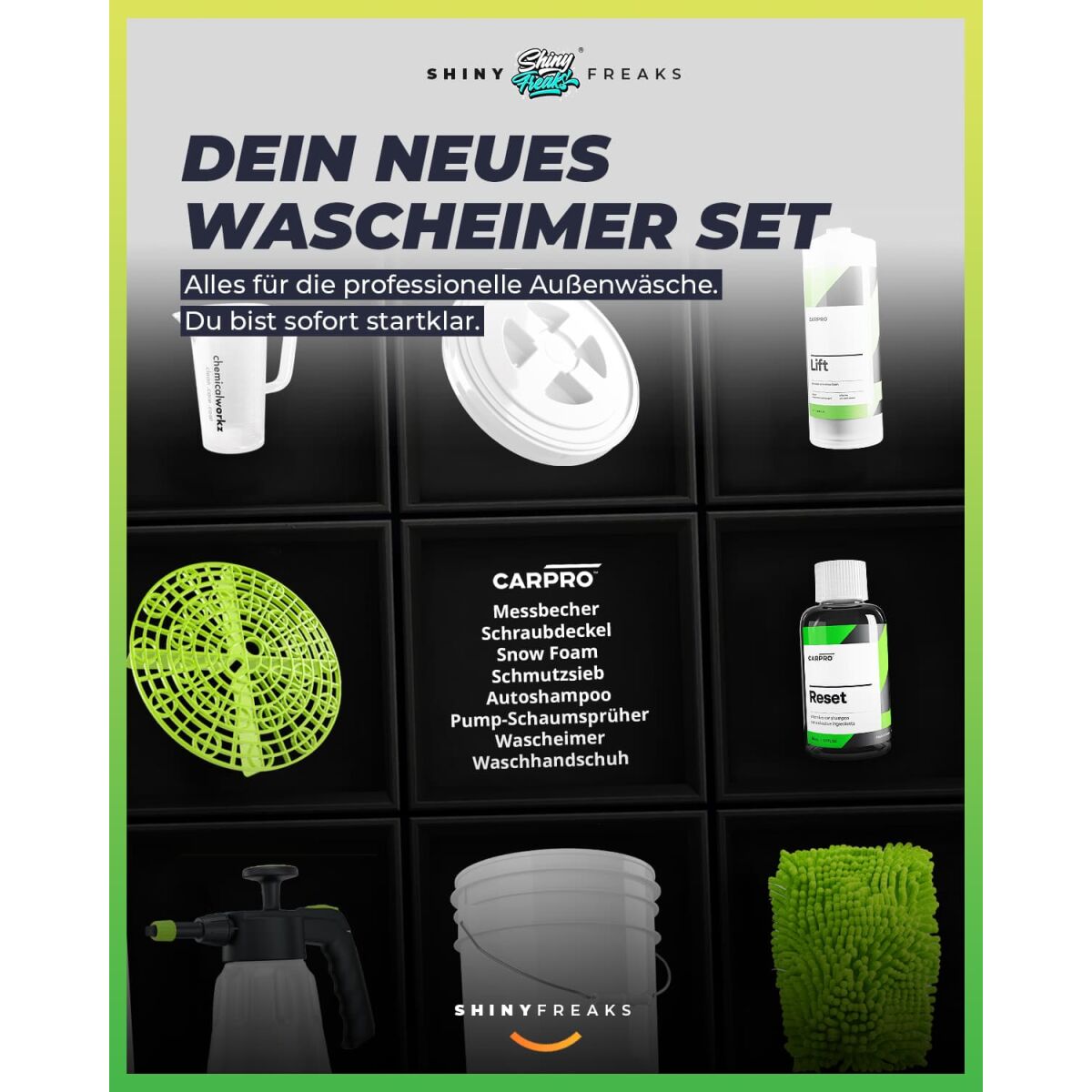CarPro - Wascheimer Set | Pro 19L