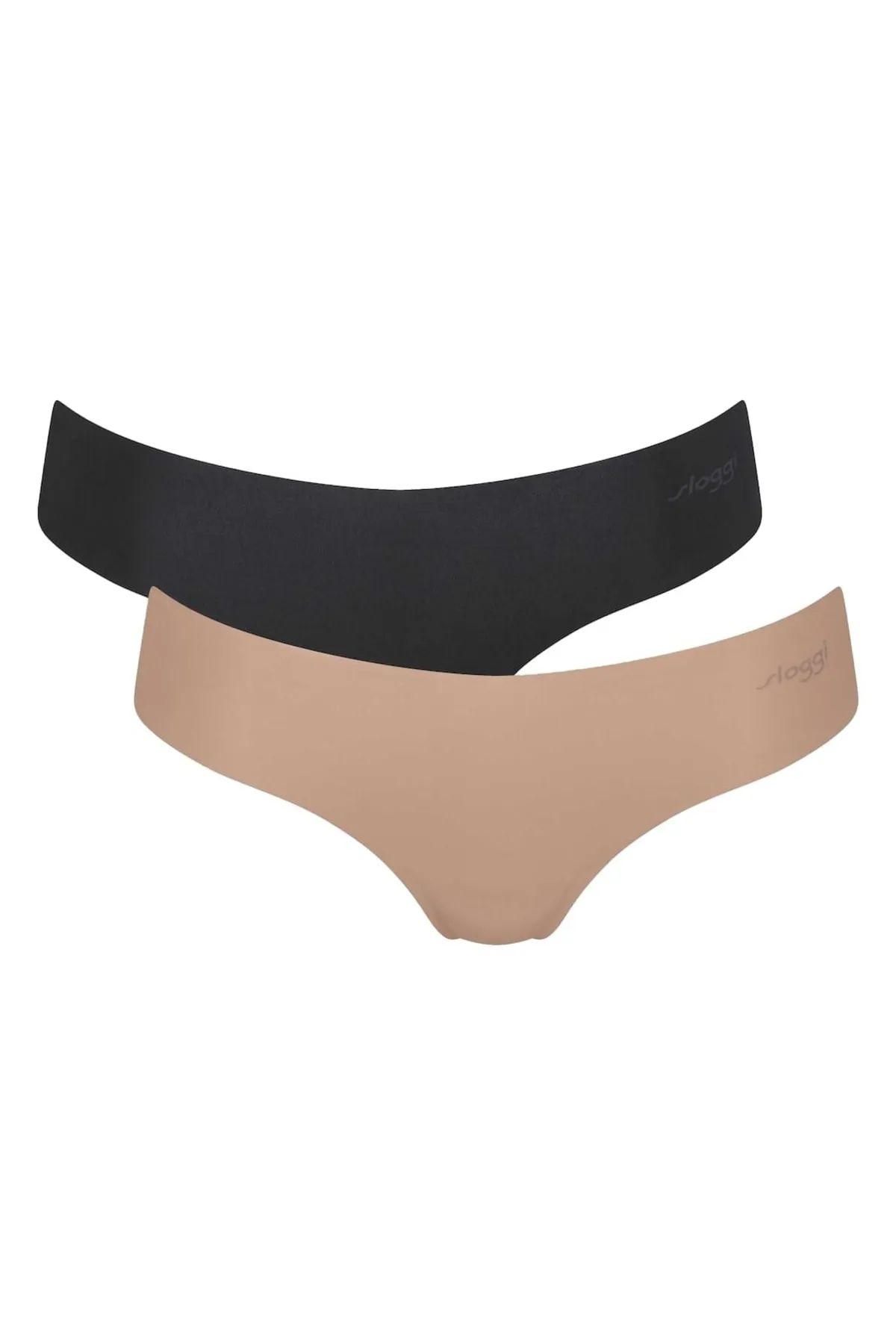 SLOGGI  Damen String, 2er Pack - Zero Microfibre 2.0 Hipstring, Mikrofaser, einfarbig