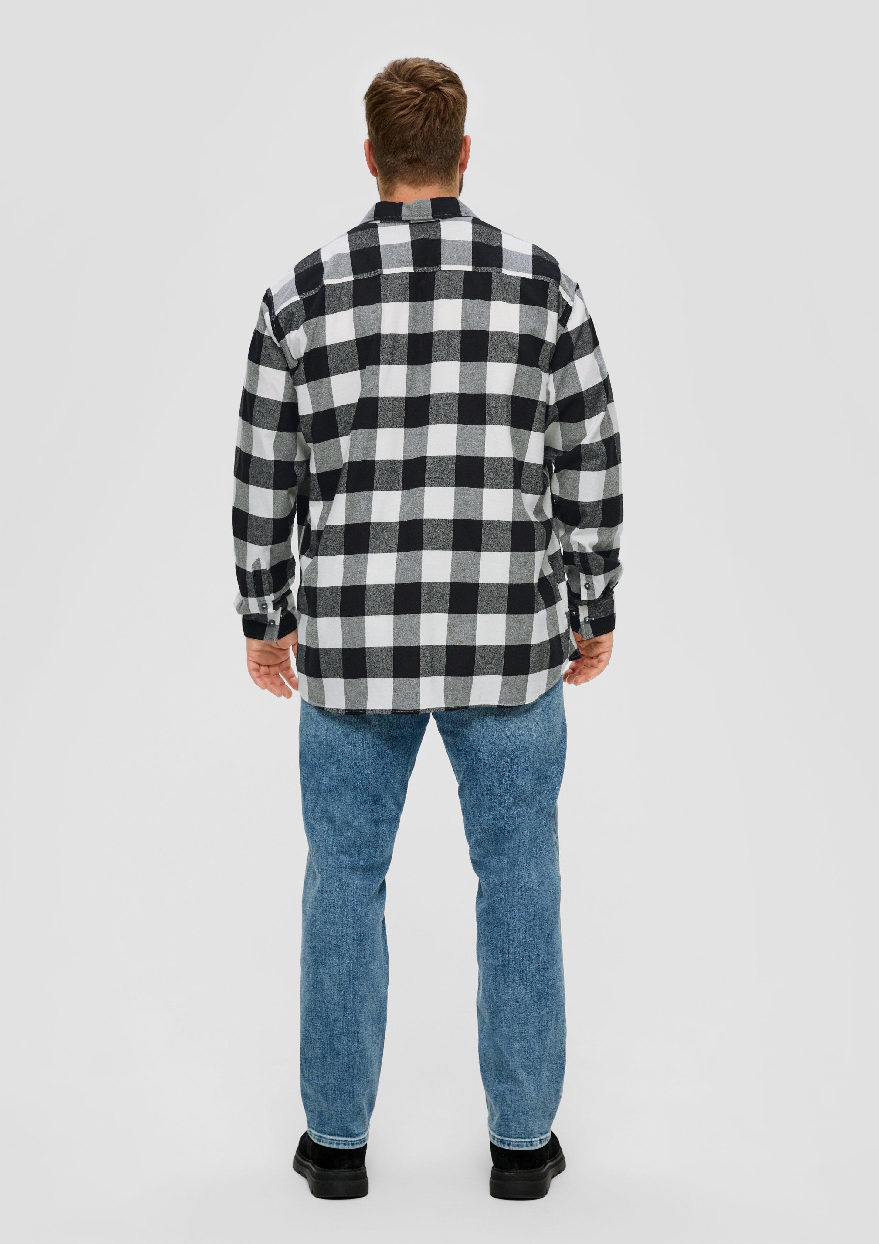Karohemd aus Baumwollstretch  2139656-01N5