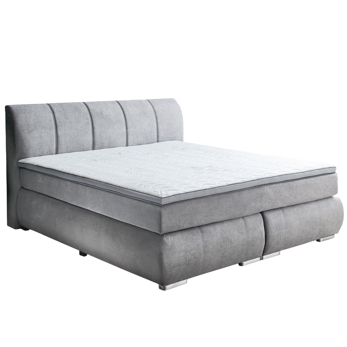 Sun Garden Boxspringbett Malin Silber 180 x 200 cm