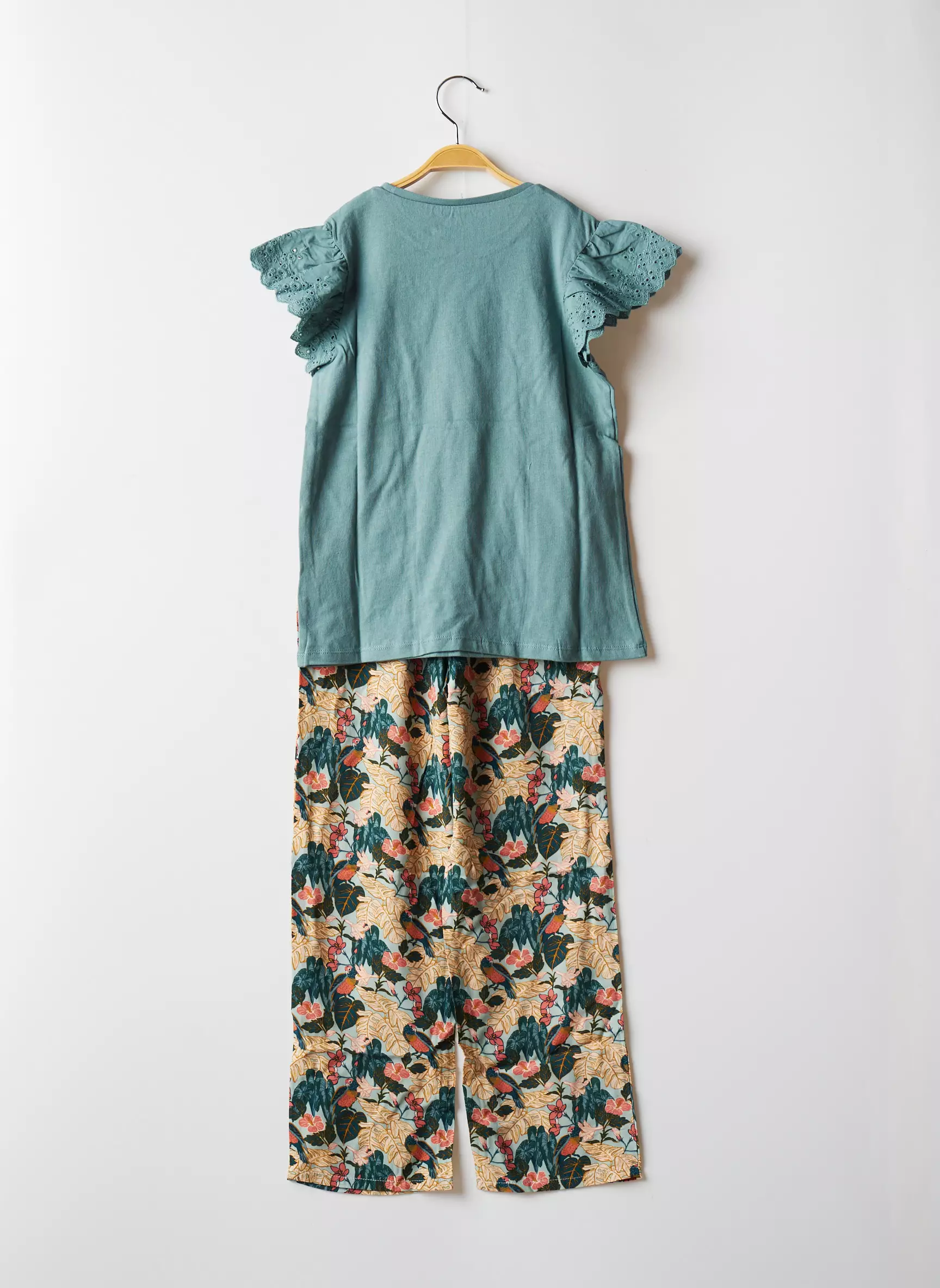 Vertbaudet Pyjamas 1 Fille couleur vert