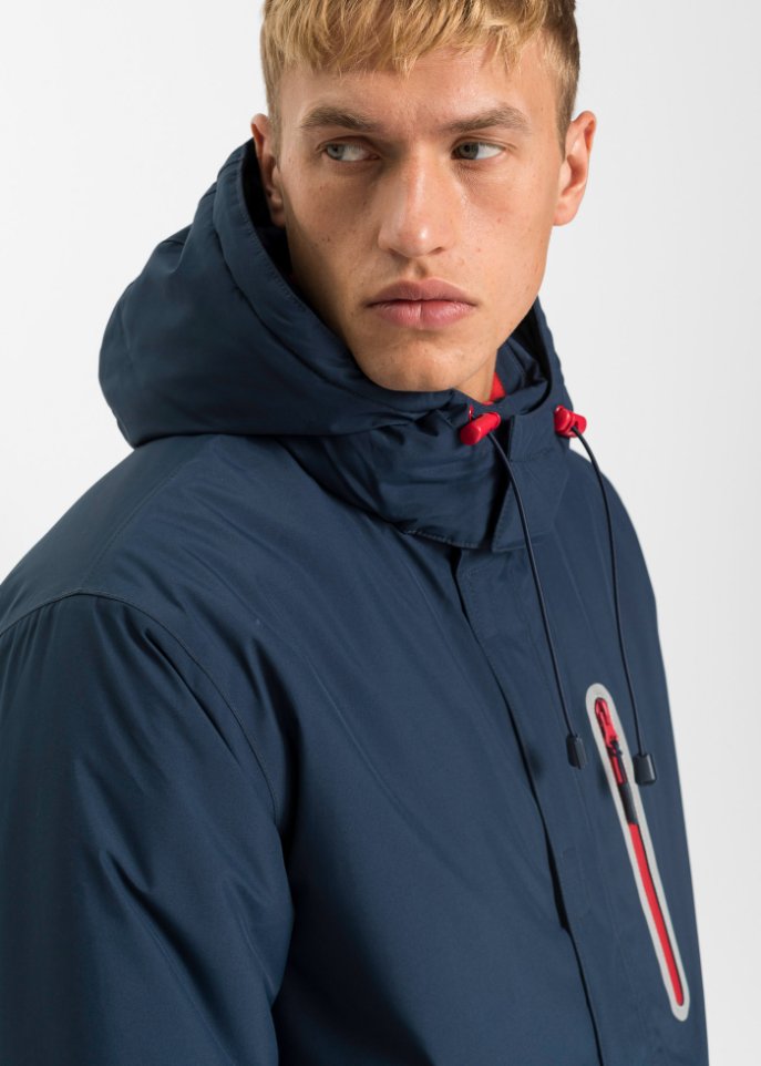 Funktions-Outdoorjacke mit Schneefang