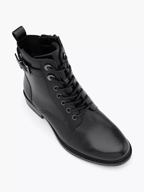5th Avenue Leder Schnürstiefelette