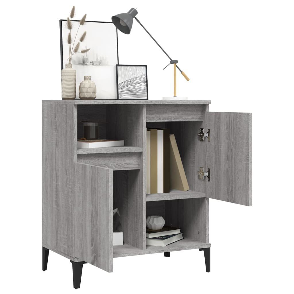 vidaXL Sideboard Sideboard Grau Sonoma 60x35x70 cm Holzwerkstoff (1 St)