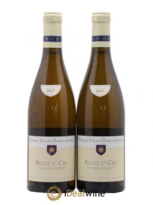 Rully 1er Cru Le Meix Cadot Vincent Dureuil-Janthial  2017 - Lot de 2 Bouteilles