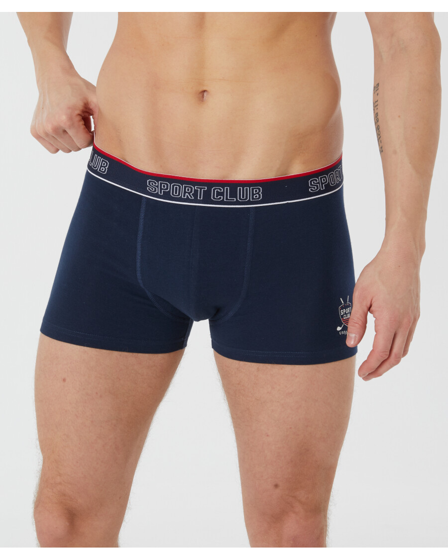 Retro Boxershorts mit Schriftzug