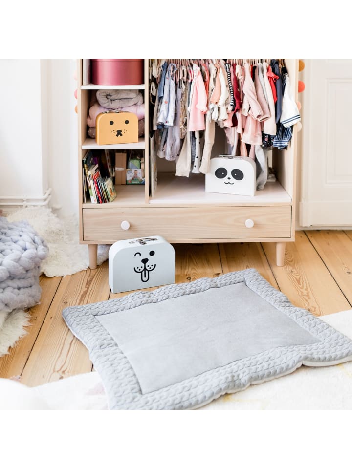 Kindsgut  Krabbeldecke in Grau günstig kaufen onesize