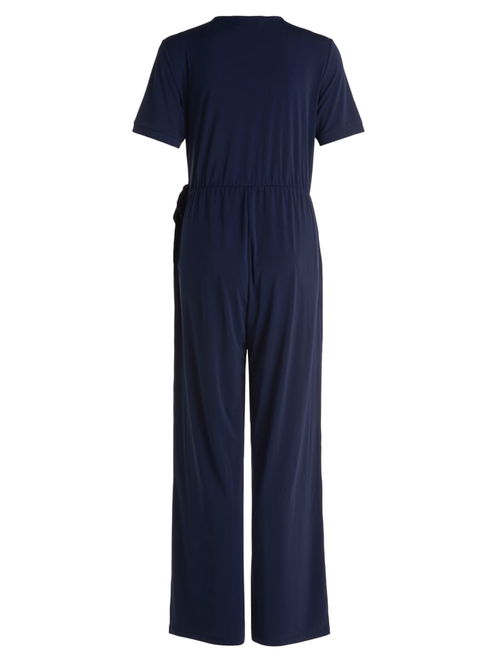 CARTOON Jumpsuit mit Bindegürtel in Dunkelblau günstig kaufen