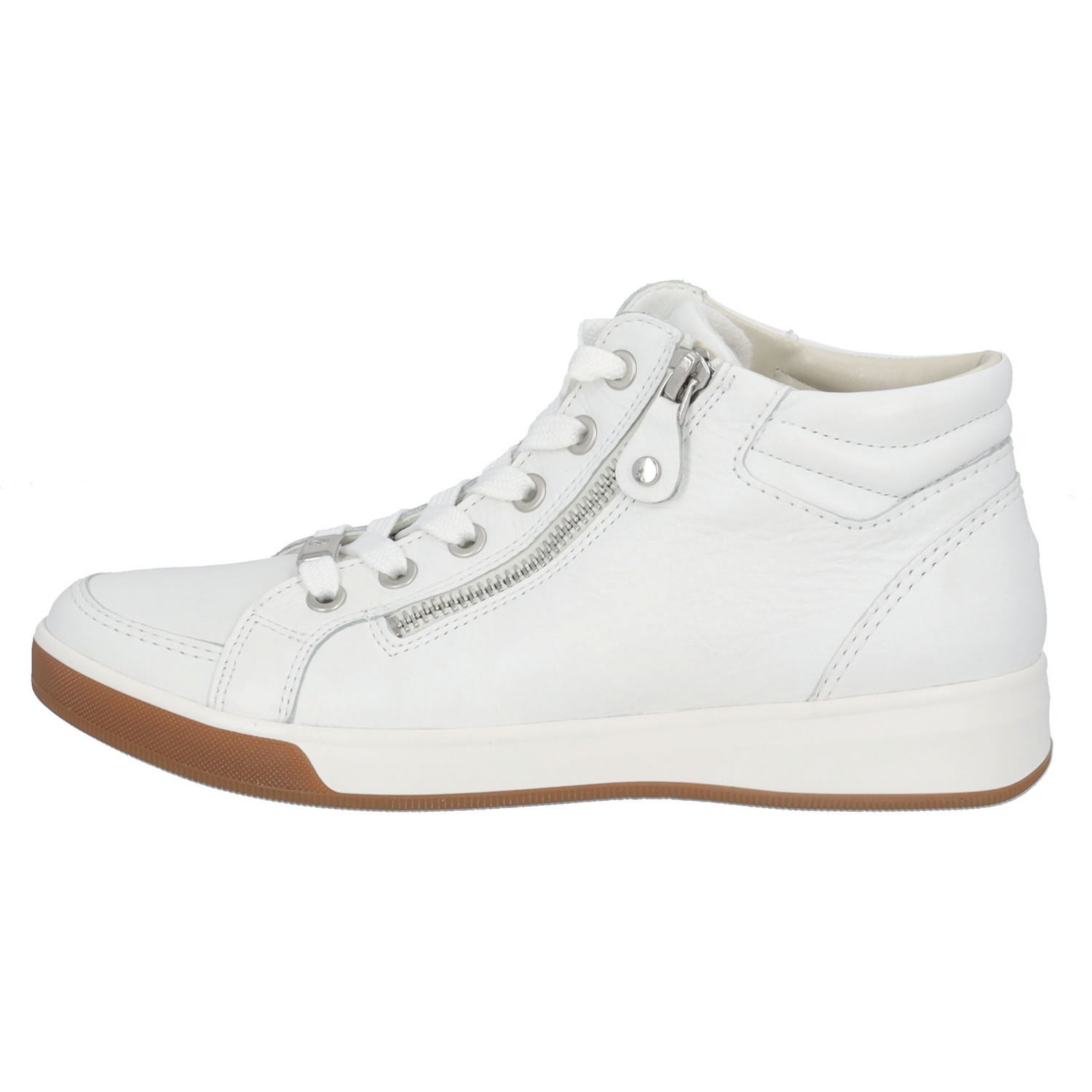 Ara Rom 44499, Sneakers High, Damen, Weiß
