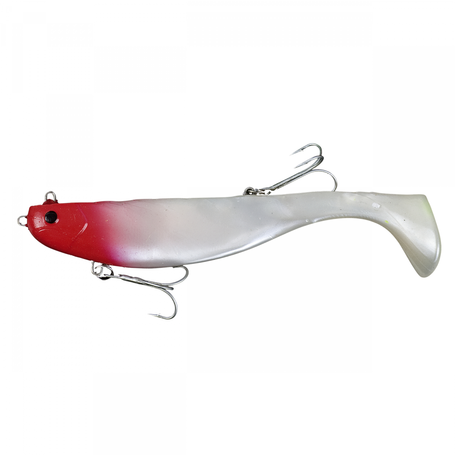 Aquantic Gummifisch Deep Diver (weiß/rot)