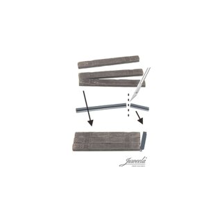1:32 Schüttbahnsteig Holzschwellen, ca. 80cm