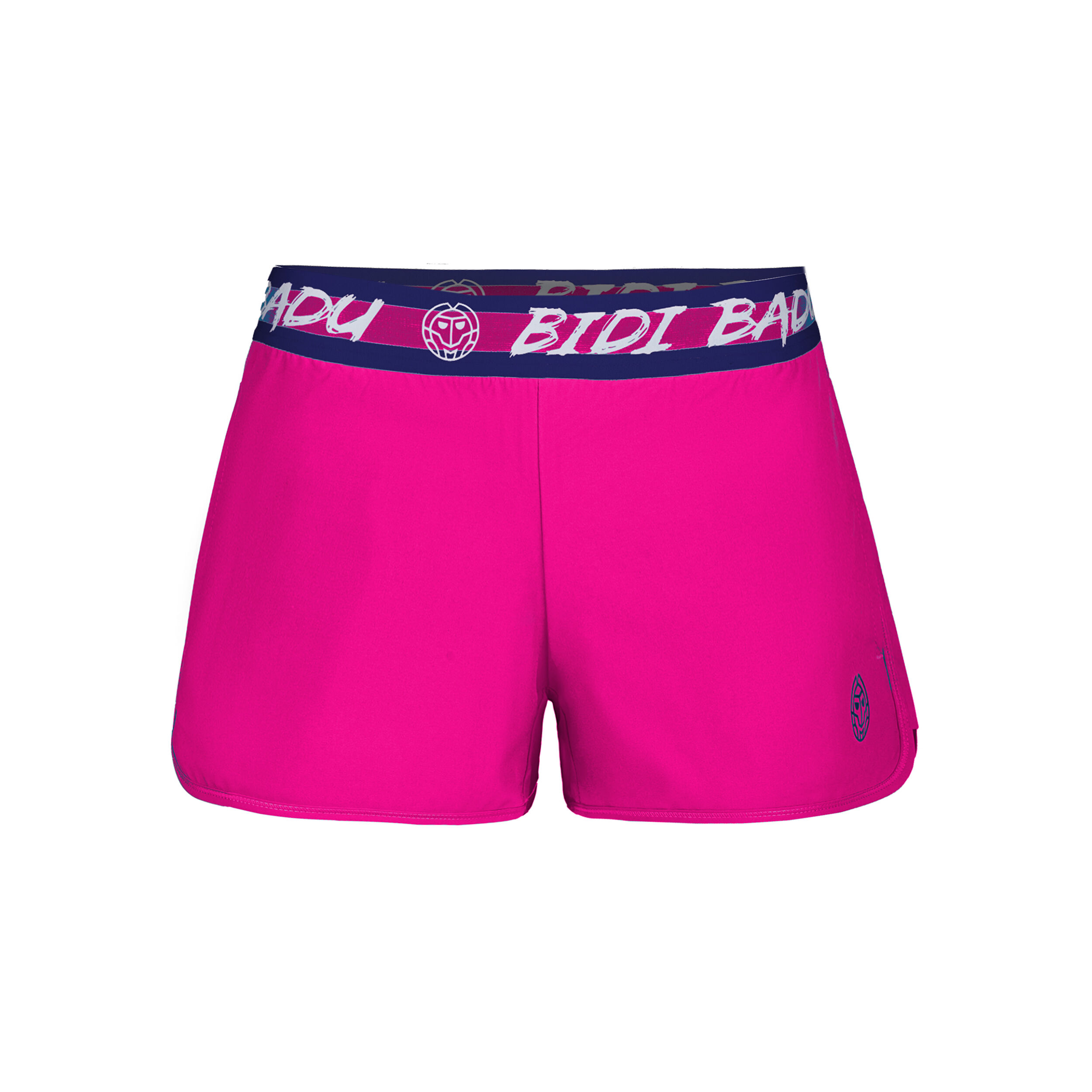 Tiida Tech 2in1 Shorts Damen - Pink, Dunkelblau