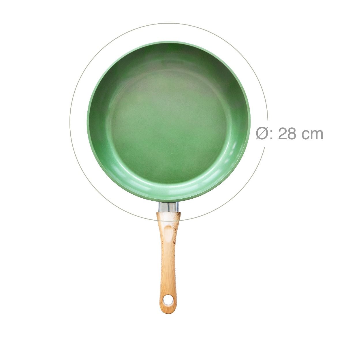 Just Vegan 28 cm CeraVegan Eco Pfanne