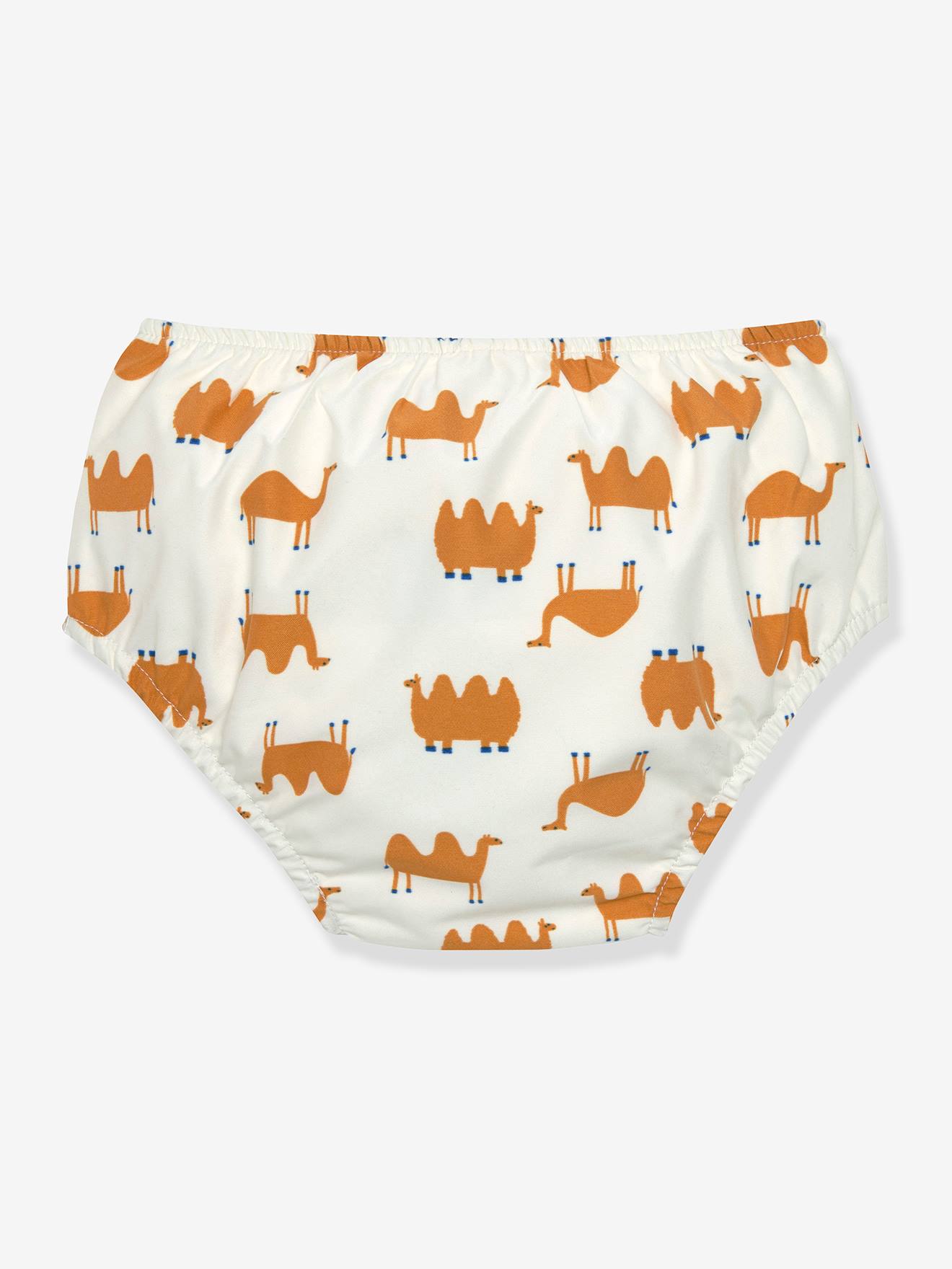 Lässig Baby Windelbadehose LÄSSIG - weiß bedruckt