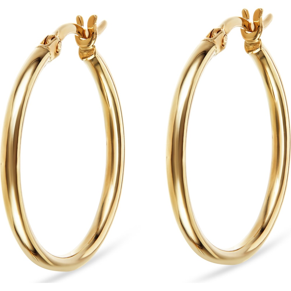 FAVS Créoles 375 Or jaune Boucles d'oreilles