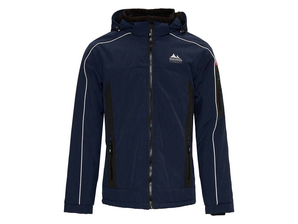 Nordberg Ole Dark Navy Melange Herren Softshelljacke