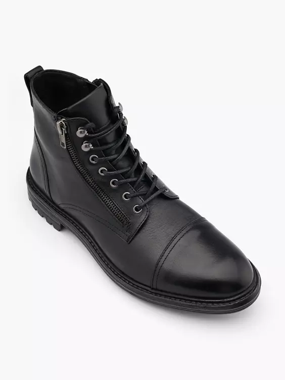 AM SHOE Leder Schnürboots