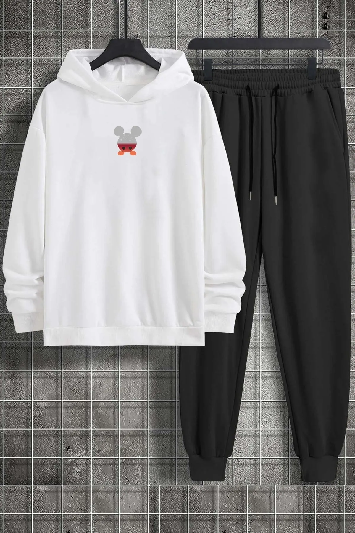 uyguntarz  Unisex-Trainingsanzug-Set mit Mause-Aufdruck