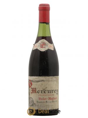 Mercurey Domaine Duclos Maillard 1961 - Lot de 1 Bouteille