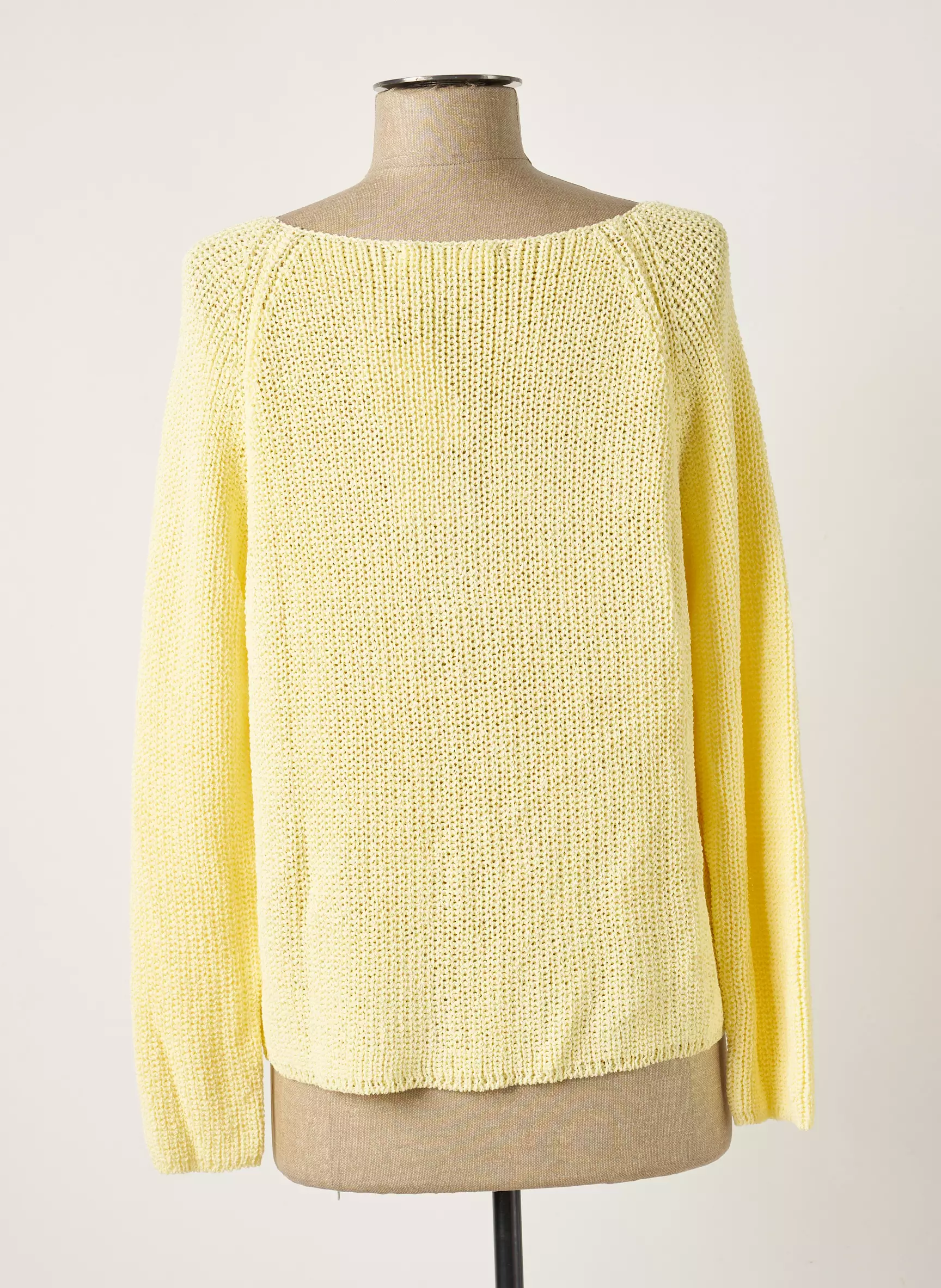 Poles Cardigans Femme couleur jaune