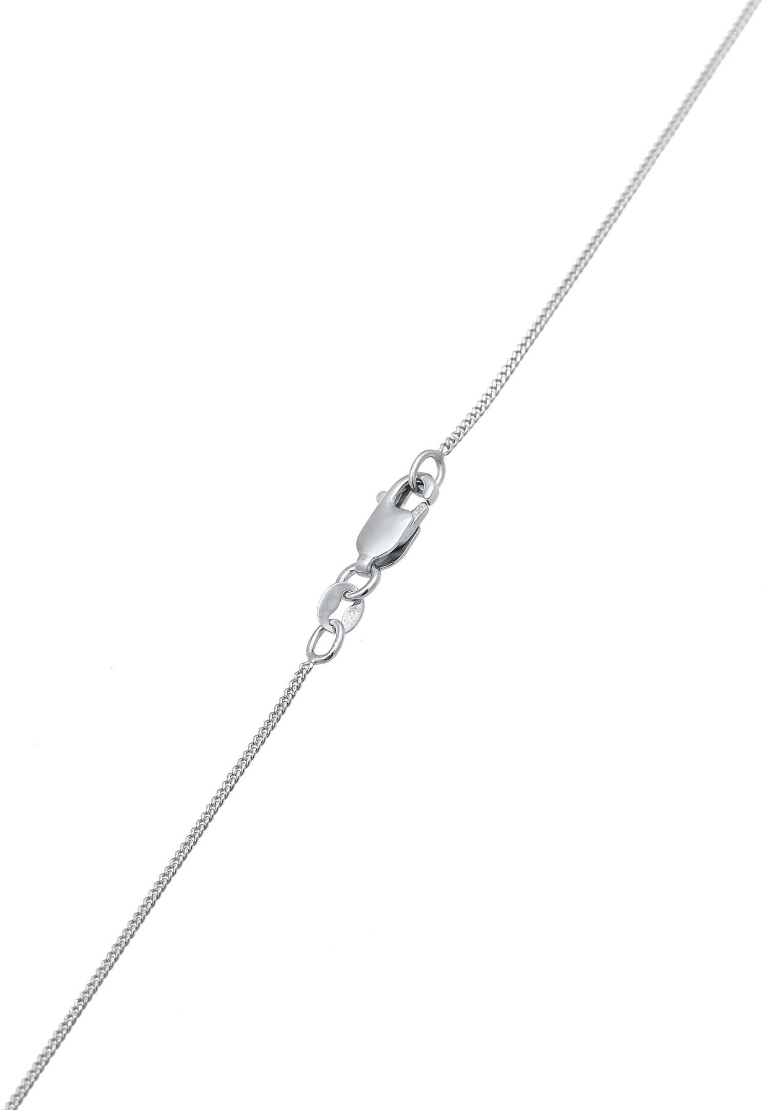 Elli DIAMONDS Hjertevedhæng til kvinder, Feminin kærlighed med diamant (0,055 ct.) i 925 sterlingsølv
