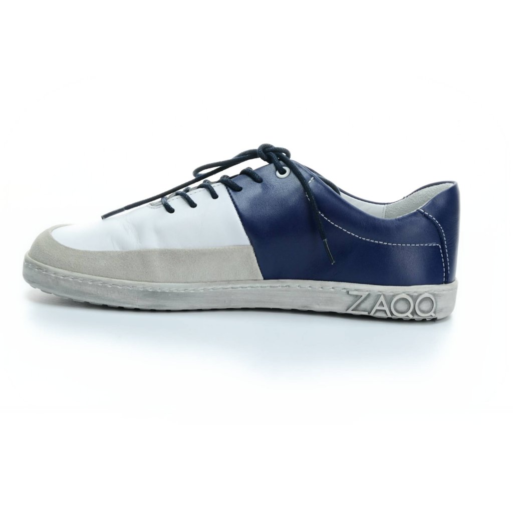 Zaqq Qool Navy Blue Barfußhalbschuhe