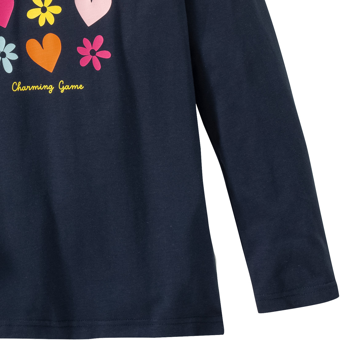 Mädchen Langarmshirt mit buntem Print