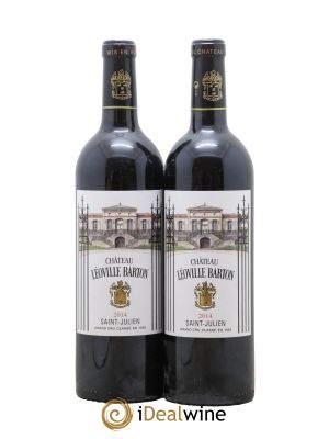 Château Léoville Barton 2ème Grand Cru Classé  2014 - Lot de 2 Bouteilles
