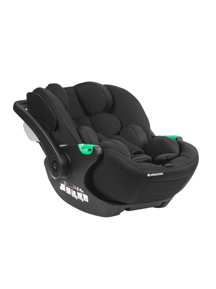 Kikkaboo Babyschale i-Trail i-Size in schwarz günstig kaufen onesize