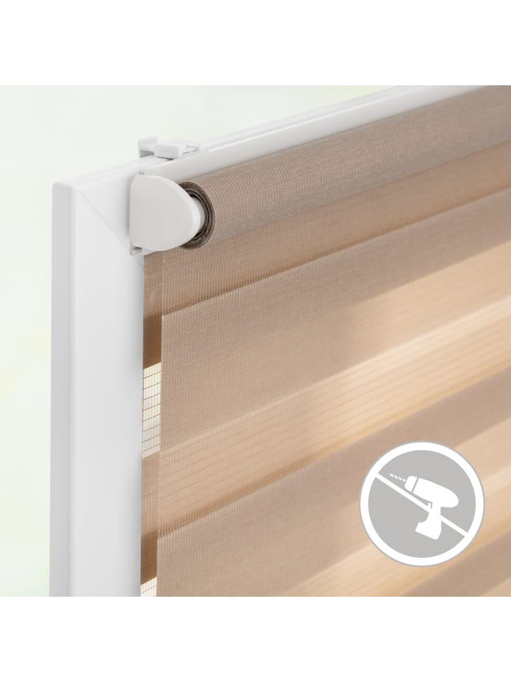 Lichtblick Doppelrollo in Taupe günstig kaufen