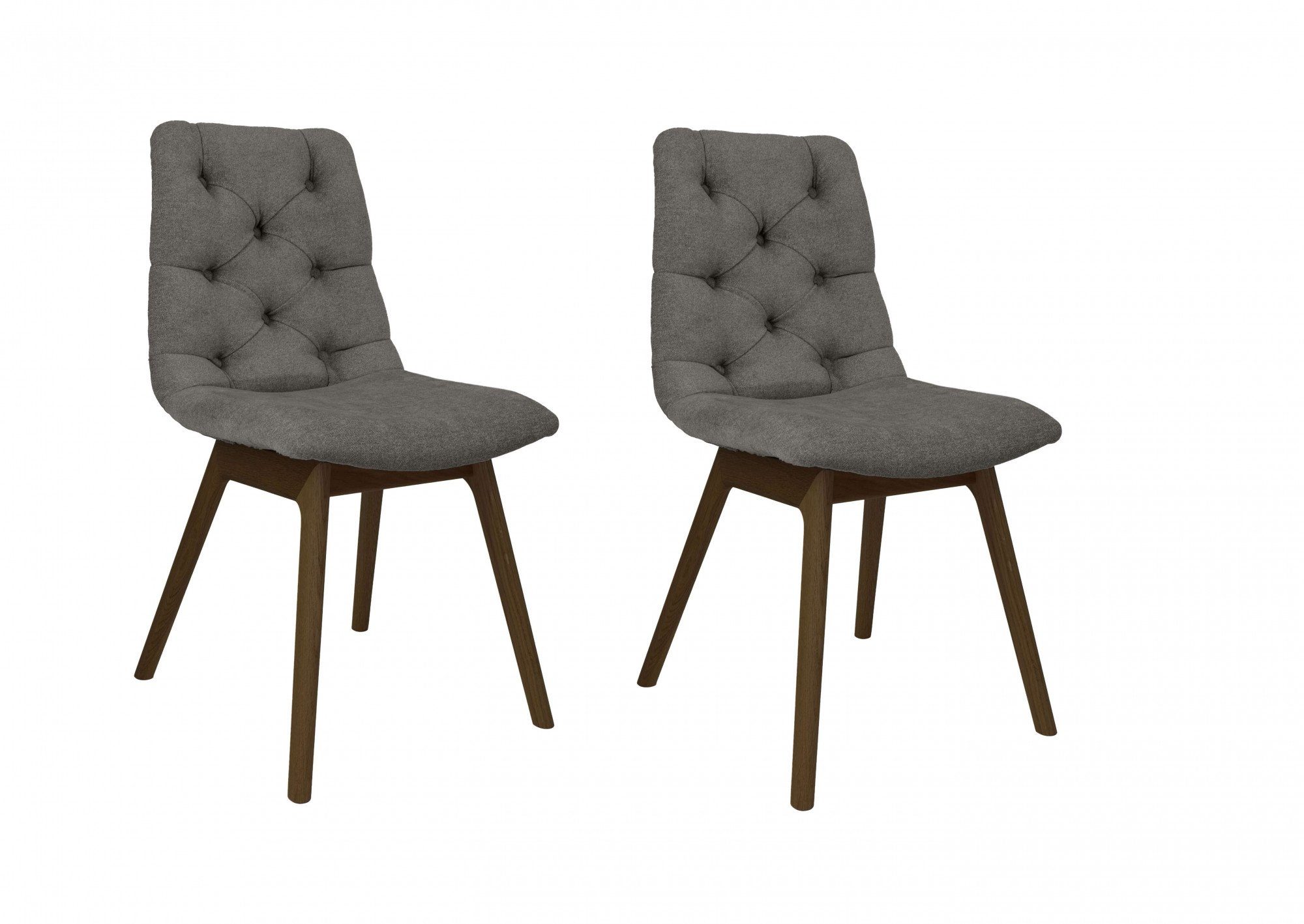 andas 4-Fußstuhl Ramon (Set, 2 St), mit Massivholzbeinen