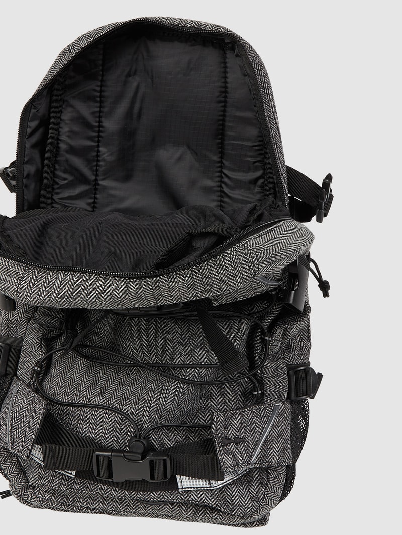 Rucksack mit Außenfächern Modell 'Louis' in mittelgrau meliert