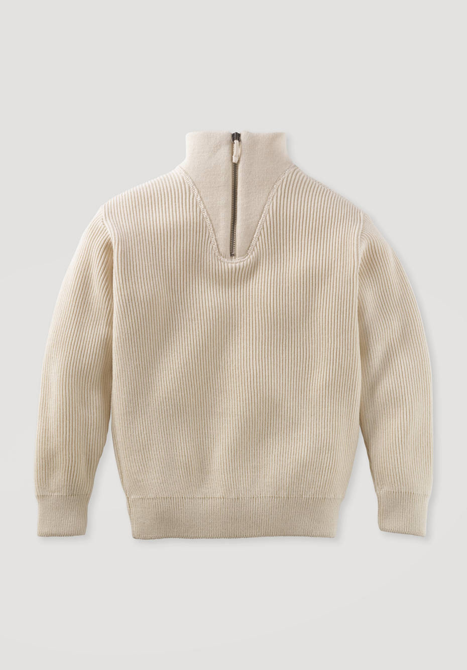 Doubleknit-Troyer BetterRecycling aus Bio-Merinowolle und Bio-Baumwolle