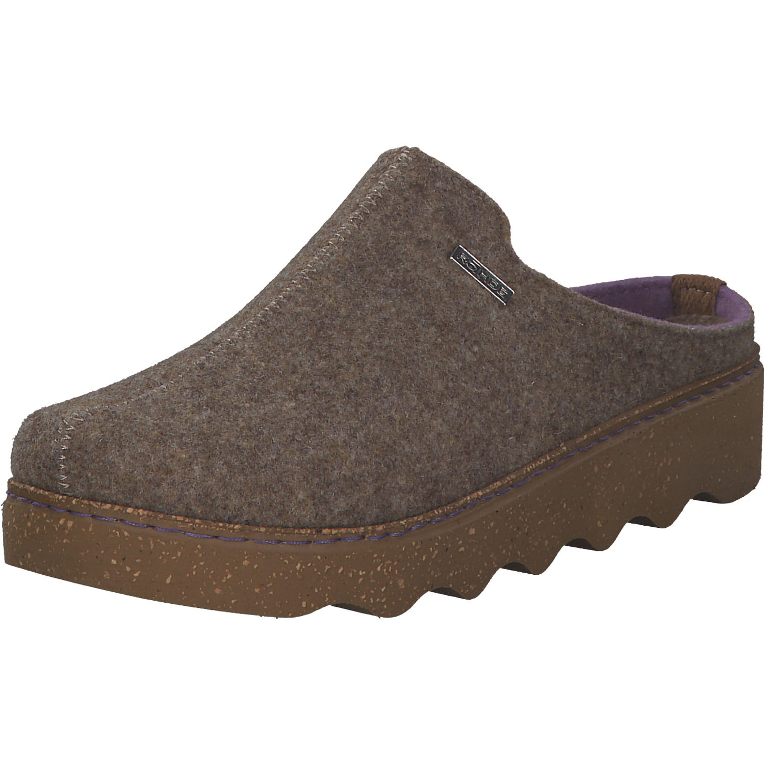 Rohde 6120, Hausschuhe & Pantoffeln, Damen, Beige (Leinen)