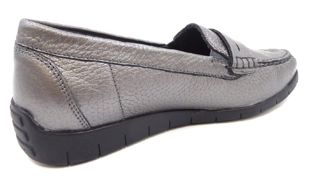 WALDLÄUFER Klassische Slipper grau