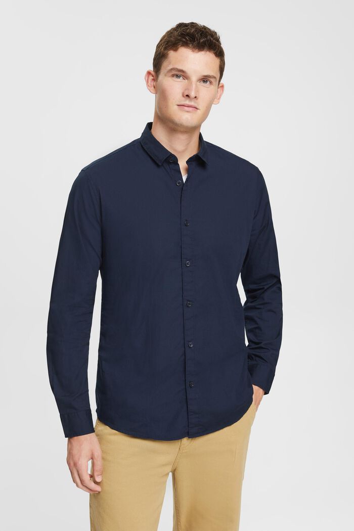 Nachhaltiges Baumwollhemd Slim Fit