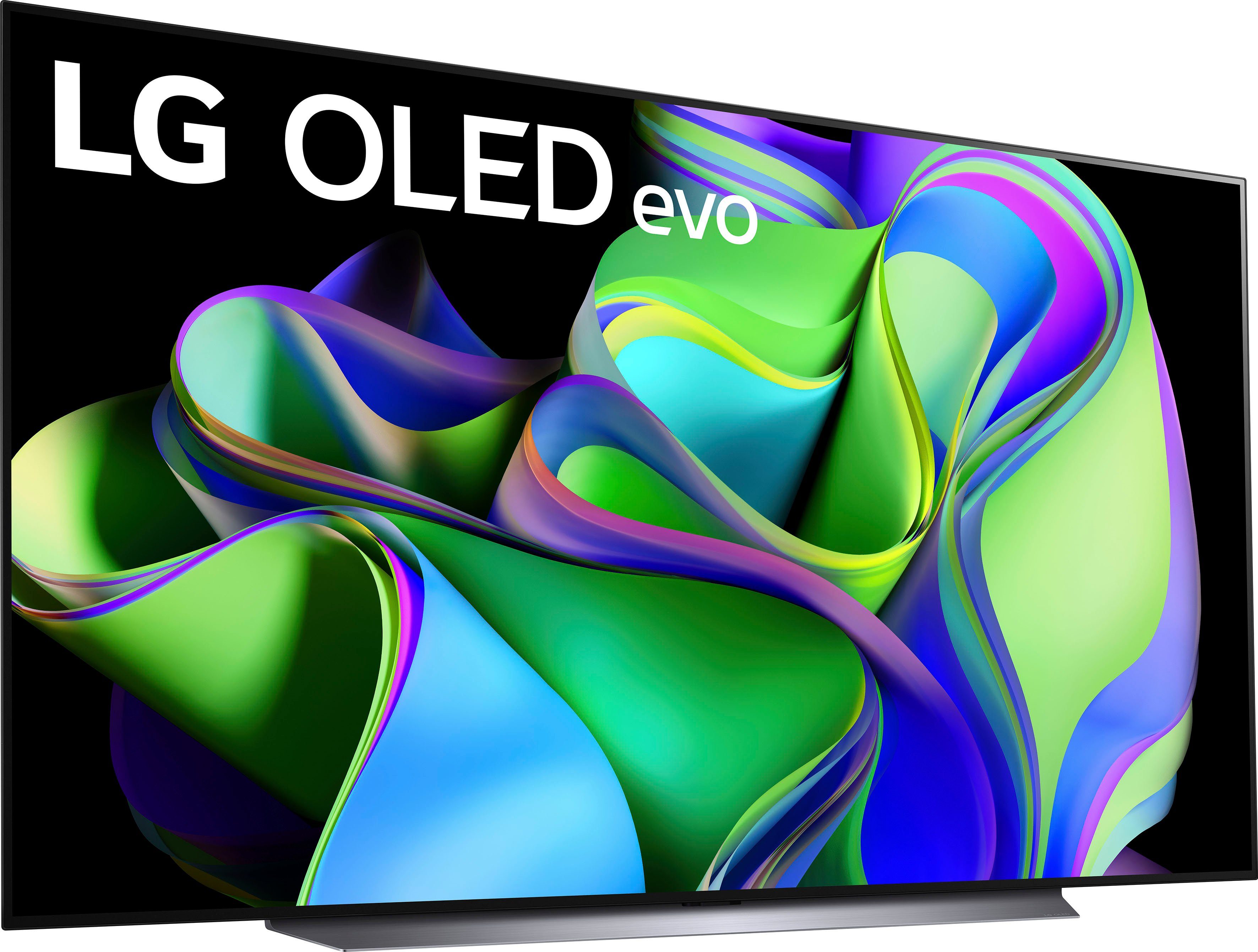 LG OLED83C37LA OLED-Fernseher (210 cm/83 Zoll, 4K Ultra HD, Smart-TV, OLED evo, bis zu 120 Hz, α9 Gen6 4K AI-Prozessor, Twin Triple Tuner)