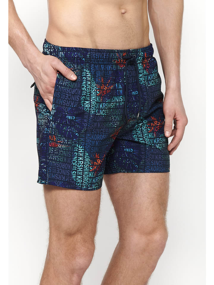 KOROSHI Badeanzug in blau günstig kaufen