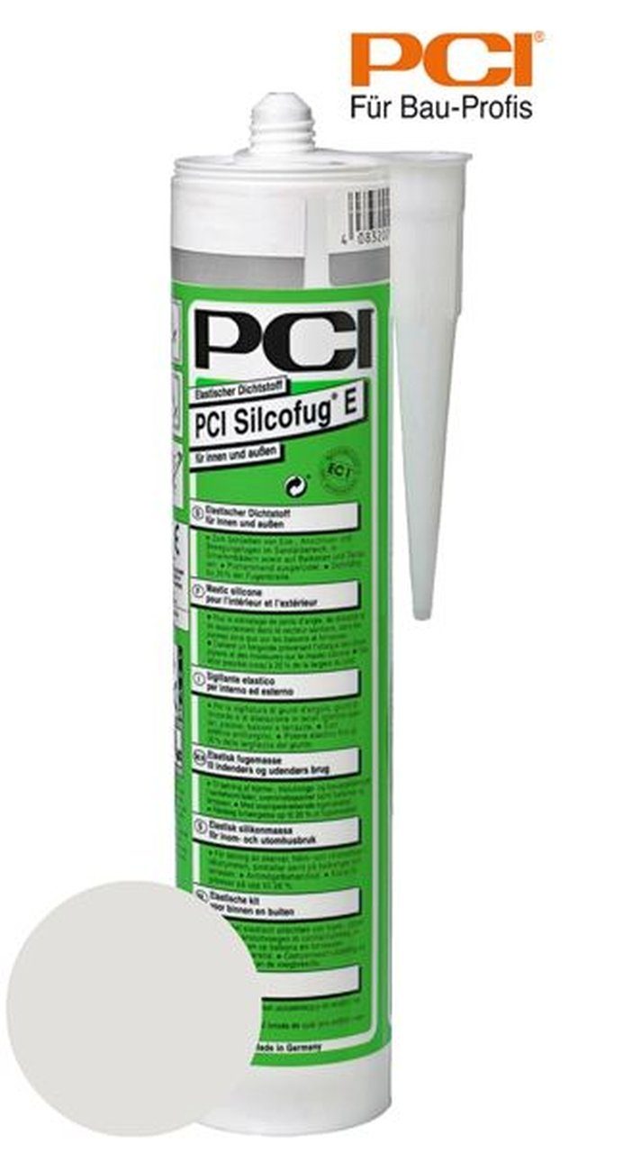 PCI Silikon PCI Silcofug E Elastischer Dichtstoff Silicon Kartusche 310 ml