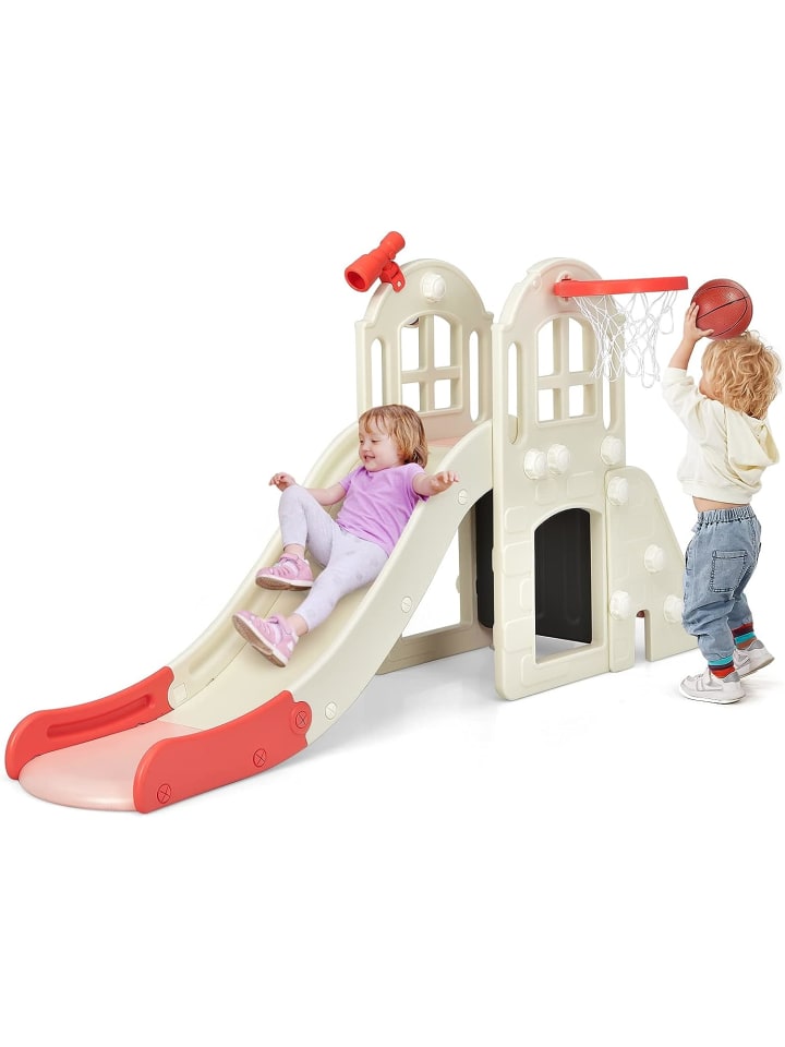 COSTWAY 6 in 1 Spielplatz in Rosa günstig kaufen onesize